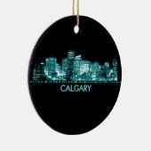 Calgary Skyline Keramik Ornament (Rechts)
