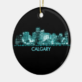 Calgary Skyline Keramik Ornament (Links)