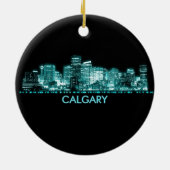 Calgary Skyline Keramik Ornament (Hinten)