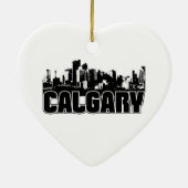 Calgary-Skyline Keramik Ornament (Hinten)