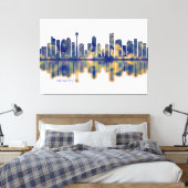 Calgary Skyline Leinwanddruck (Insitu (Schlafzimmer))