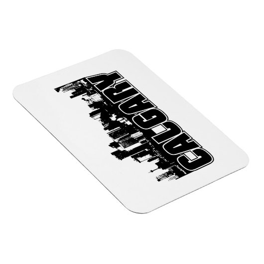 Calgary Skyline Magnet (Rechte Seite)