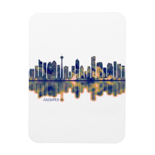 Calgary Skyline Magnet (Vertikal)