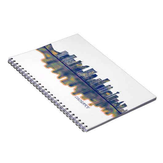 Calgary Skyline Notizblock (Rechte Seite)