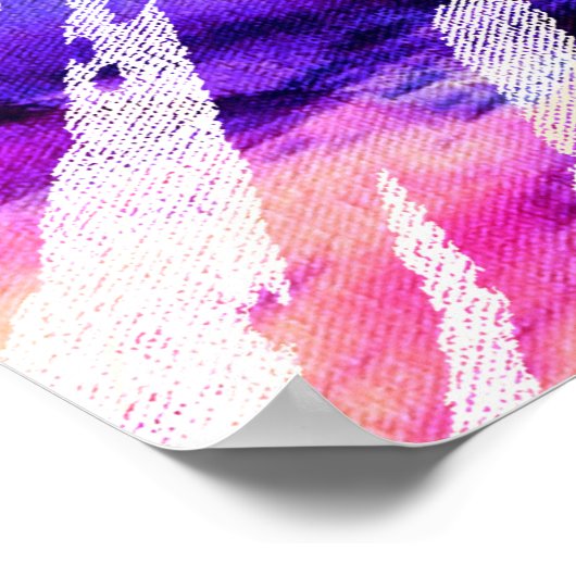 Calgary Skyline Poster (Ecke)