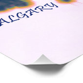 Calgary Skyline Poster (Ecke)