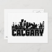Calgary Skyline Postkarte (Vorne/Hinten)