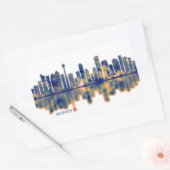 Calgary Skyline Rechteckiger Aufkleber (Umschlag)
