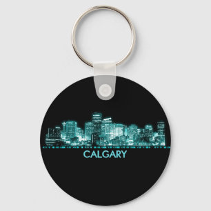 Calgary Skyline Schlüsselanhänger