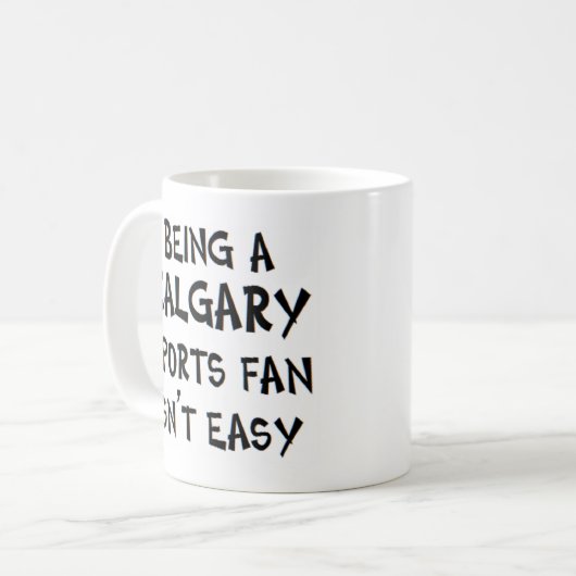 calgary sports fan, being kaffeetasse (Vorderseite Links)