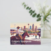 Calgary Stampede Kanada Postkarte (Stehend Vorderseite)