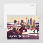Calgary Stampede Kanada Postkarte (Vorne/Hinten)