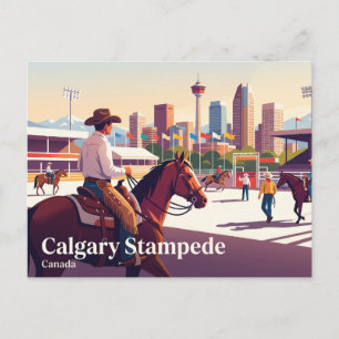 Calgary Stampede Kanada Postkarte