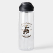 Calgary Stampede Rodeo | Wasserflasche Trinkflasche (Rückseite)