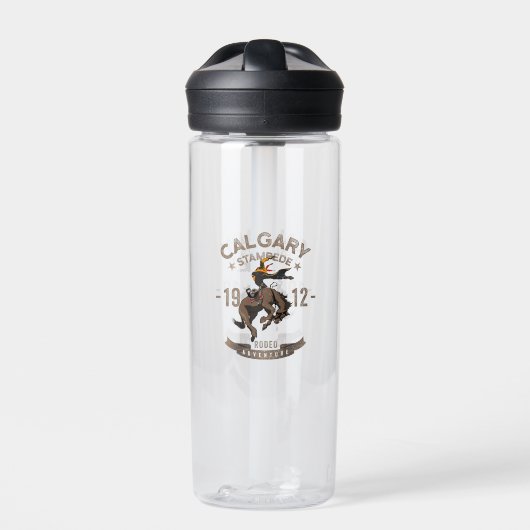 Calgary Stampede Rodeo | Wasserflasche Trinkflasche (Vorderseite)