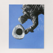 Calgary Stampede Statue. Puzzle (Vertikal)