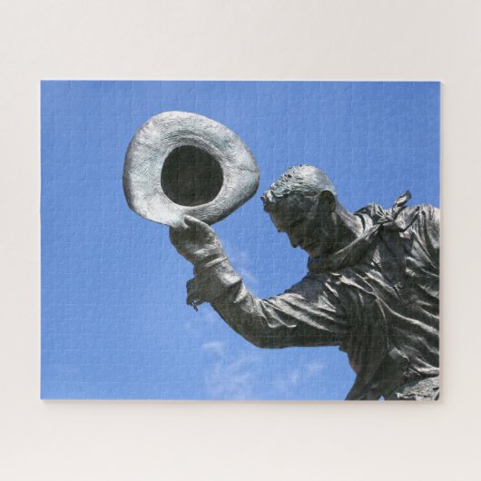 Calgary Stampede Statue. Puzzle (Horizontal)