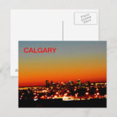 Calgary Sunrise Postkarte (Vorne/Hinten)