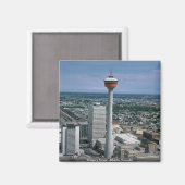 Calgary Tower, Alberta, Kanada Magnet (Vorderseite/Rückseite)