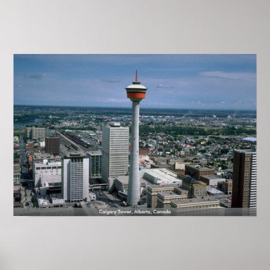 Calgary Tower, Alberta, Kanada Poster (Vorne)