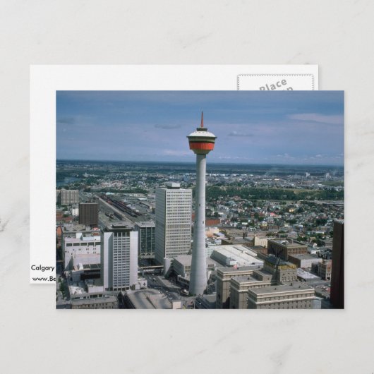 Calgary Tower, Alberta, Kanada Postkarte (Vorne/Hinten)