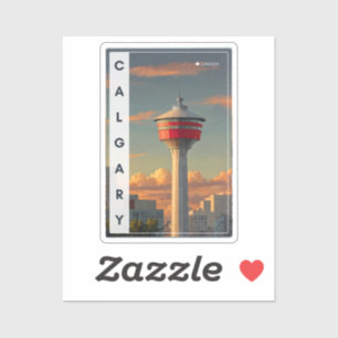 Calgary Tower Aufkleber Souvenir