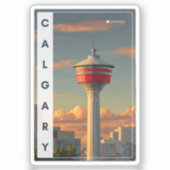 Calgary Tower Sticker Souvenir (Vorderseite)