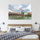 Calgary und die Friedensbrücke Leinwanddruck (Insitu (Schlafzimmer))