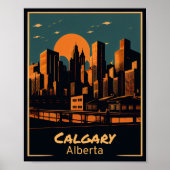 Calgary Vintag Art Poster (Vorne)