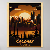 Calgary Vintag Art Poster (Vorne)