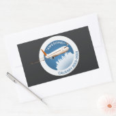 Calgary Winter 2014 Rechteckiger Aufkleber (Umschlag)