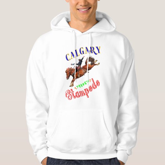 Calgary Yeehaw Stampede Hoodie (Vorderseite)