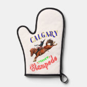 Calgary Yeehaw Stampede Ofenhandschuh (Vorderseite)