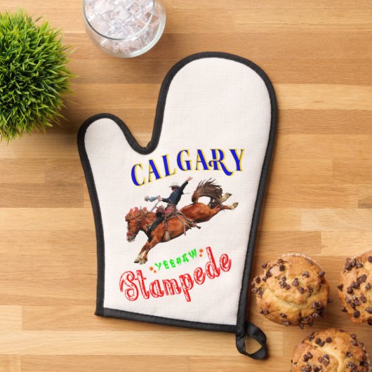 Calgary Yeehaw Stampede Ofenhandschuh (Oben unten)