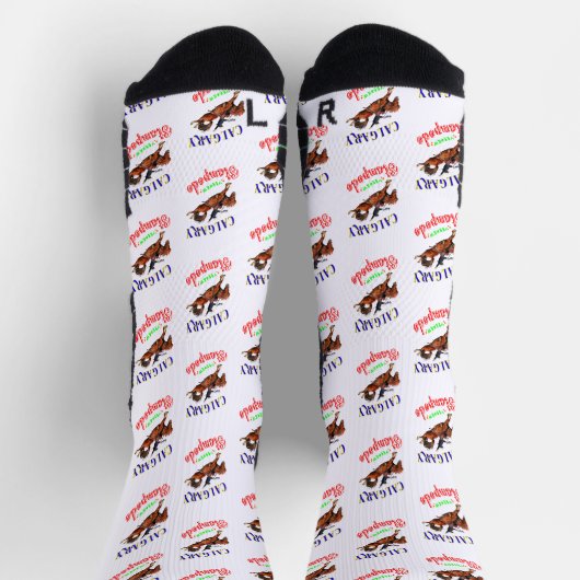 Calgary Yeehaw Stampede Socken (Oben)