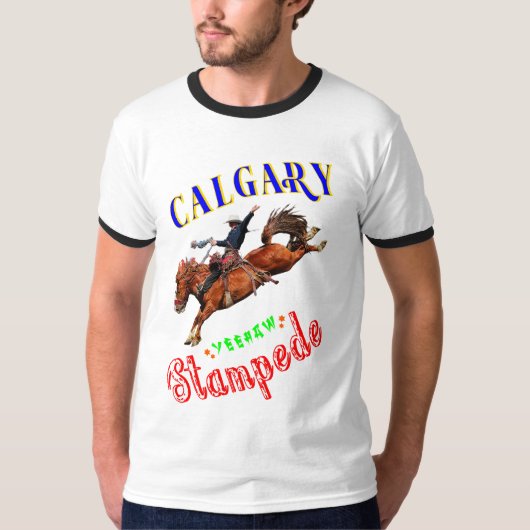 Calgary Yeehaw Stampede T-Shirt (Vorderseite)