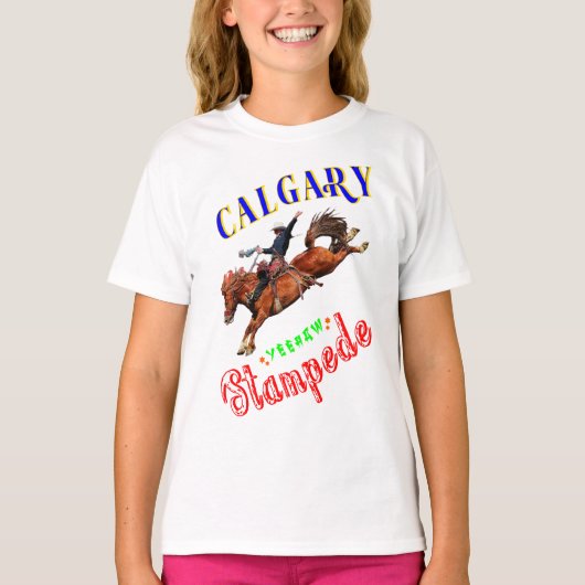 Calgary Yeehaw Stampede T-Shirt (Vorderseite)