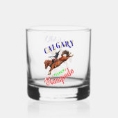 Calgary Yeehaw Stampede Whiskyglas (Rückseite)