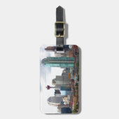 Calgaryskyline mit Gebäude und Turm Gepäckanhänger (Vorderseite vertikal)