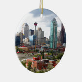 Calgaryskyline mit Gebäude und Turm Keramik Ornament (Rechts)