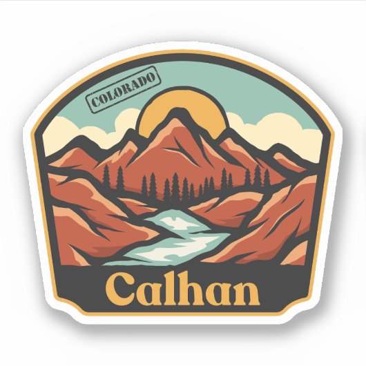 Calhan, Colorado Aufkleber (Vorderseite)