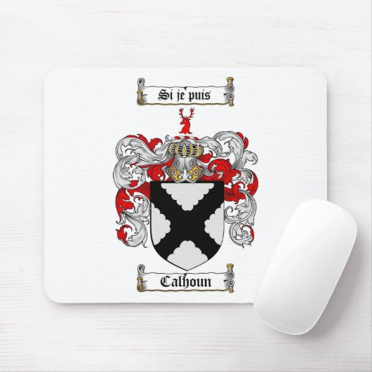 CALHOUN FAMILIENWAPPEN - CALHOUN WAPPEN MOUSEPAD (Mit Mouse)