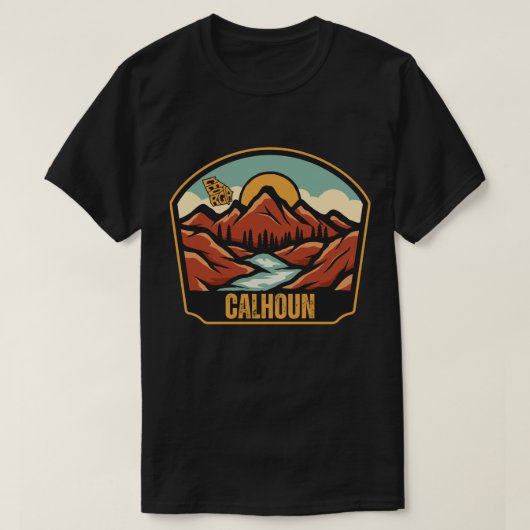 Calhoun, Georgien T-Shirt (Design vorne)