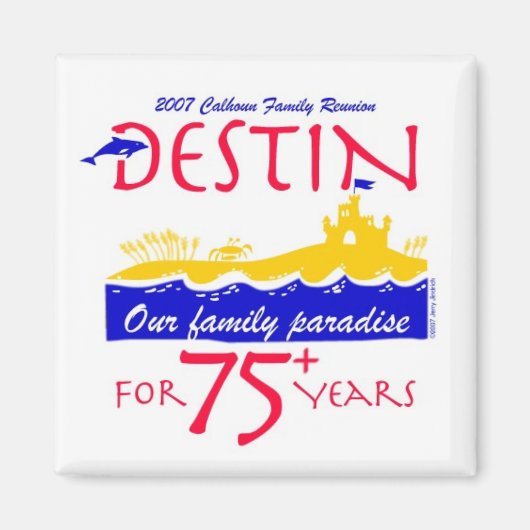 Calhoun Wiedersehen Magnet (Vorne)