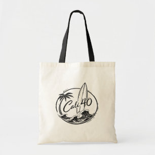 Cali40 California Beach Vibe Tote 40. Geburtstag Tragetasche