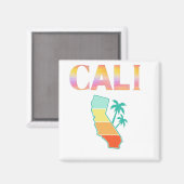 Cali California Magnet (Vorderseite/Rückseite)