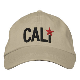 Cali California Republic STAR Stickerei Bestickte Kappe