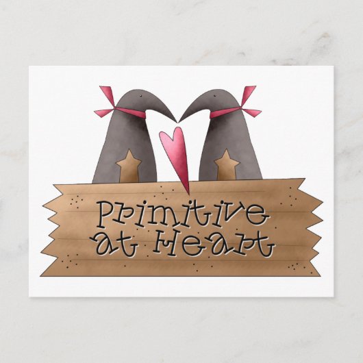 Cali Crows - Primitiv im Herzen Postkarte (Vorderseite)
