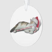 Cali, die Weihnachtscreme Cane Kitty Ornament (Vorderseite)