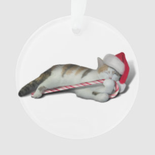 Cali, die Weihnachtscreme Cane Kitty Ornament
